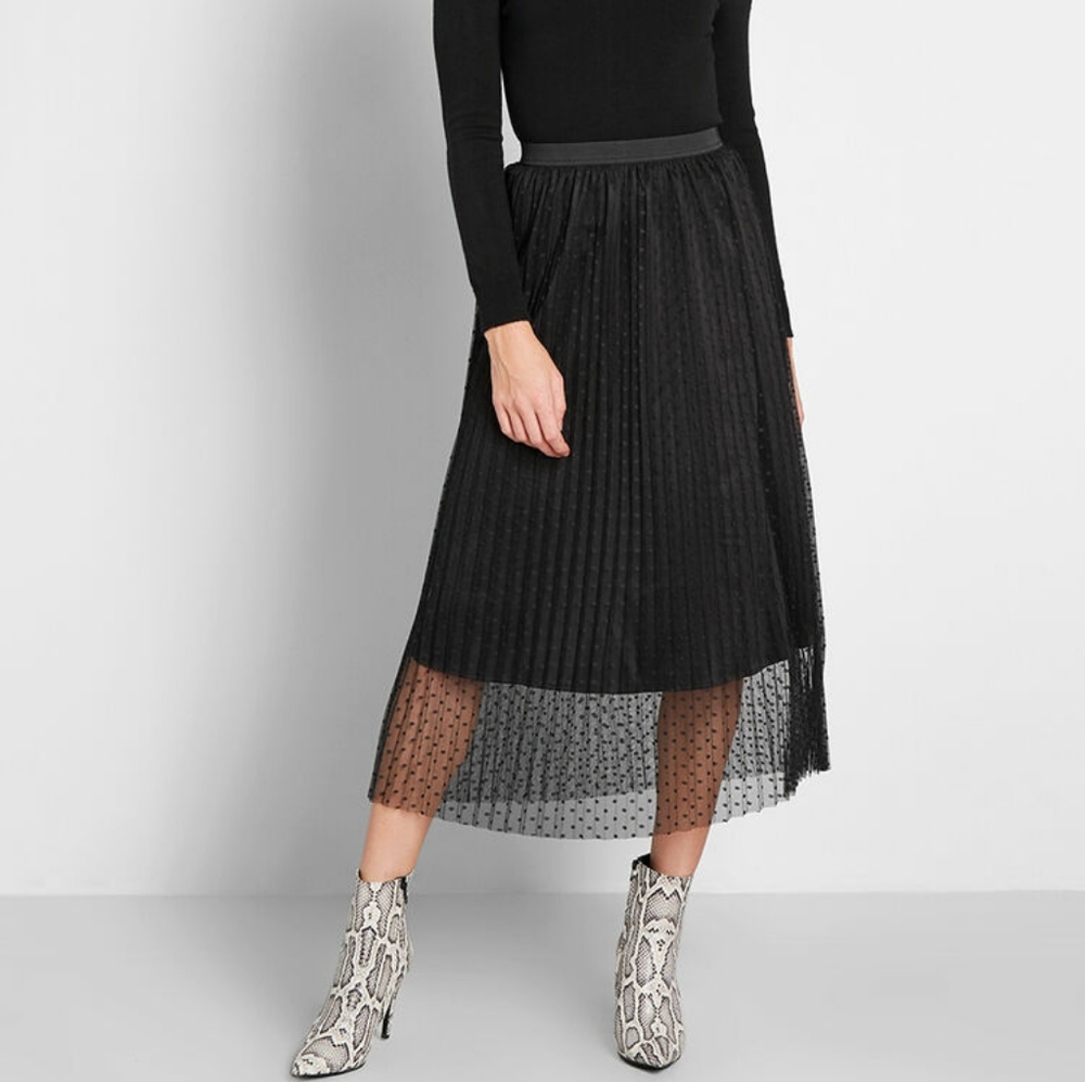 Tulle next time midi skirt